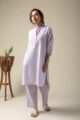 Image for Kusvaa Ne62 Gitika Handloom Cotton Kurta Pant Set Front