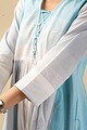 Image for Kusvaa Ne63 Saachee Handloom Cotton Dress Closeup 2