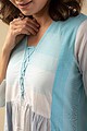 Image for Kusvaa Ne63 Saachee Handloom Cotton Dress Closeup