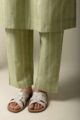 Image for Kusvaa Ne78 Aatmaja Handloom Cotton Kurta Pant Set Closeup