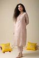 Image for Ne257 Deeksha Chanderi Kurta Front