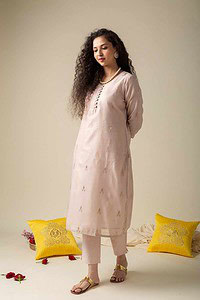 Image for Ne257 Deeksha Chanderi Kurta Side