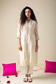 Image for Cood004 Griva Chanderi Kurta Pant Set Front