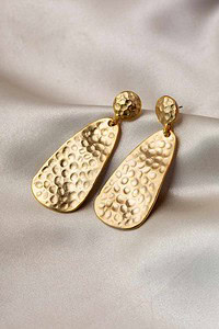 Image for Kpe452 Zoi Golden Triangle Earrings Featured
