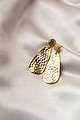 Image for Kpe452 Zoi Golden Triangle Earrings Front