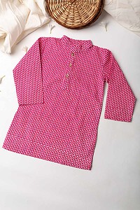 Image for Kusvaa Byw001 Avi Cotton Boys Kurta Closeup