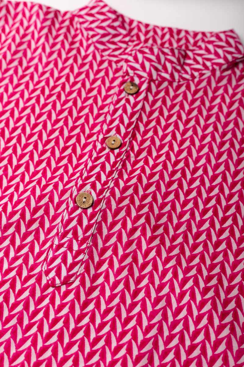 Image for Kusvaa Byw001 Avi Cotton Boys Kurta Front