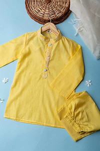 Image for Kusvaa Byw003 Bharan Kota Doriya Boys Kurta Pant Set Front
