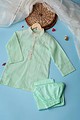 Image for Kusvaa Byw004 Aviraj Kota Doriya Boys Kurta Pant Set Side