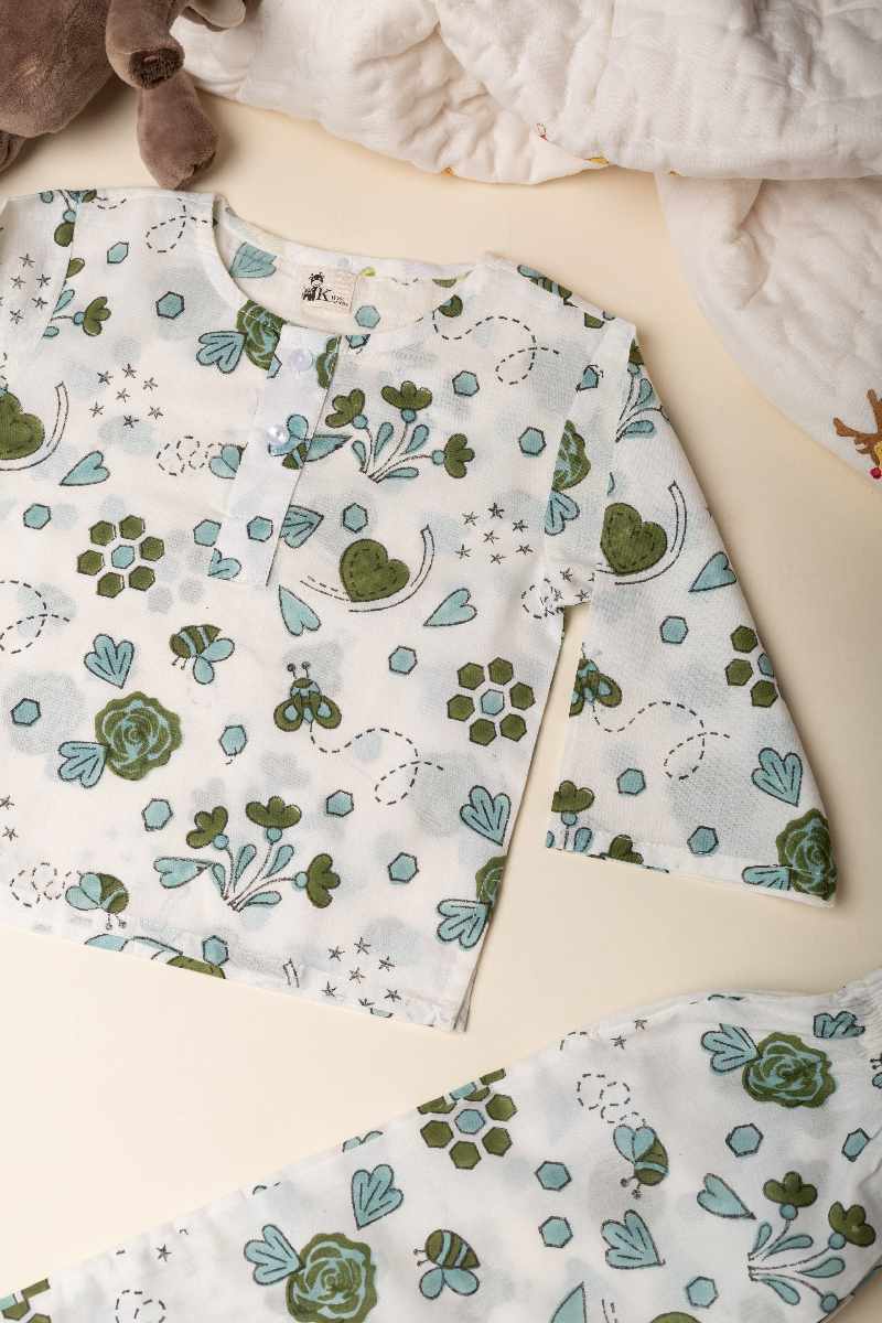 Image for Kusvaa Byw008 Chayan Cotton Kids Lounge Wear Front
