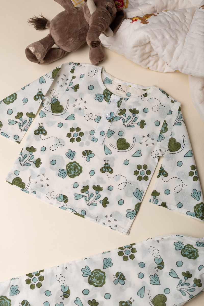 Image for Kusvaa Byw008 Chayan Cotton Kids Lounge Wear Side
