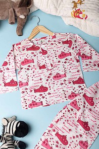 Image for Kusvaa Byw010 Brijesh Cotton Kids Lounge Wear Front