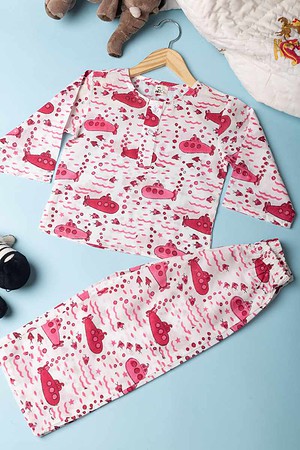 Image for Kusvaa Byw010 Brijesh Cotton Kids Lounge Wear Side