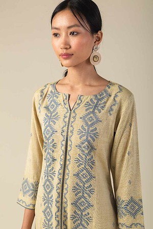 Image for Kusvaa Cood007 Sharvani Cotton Co Ord Set Featured New