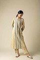 Image for Kusvaa Cood007 Sharvani Cotton Co Ord Set Side New