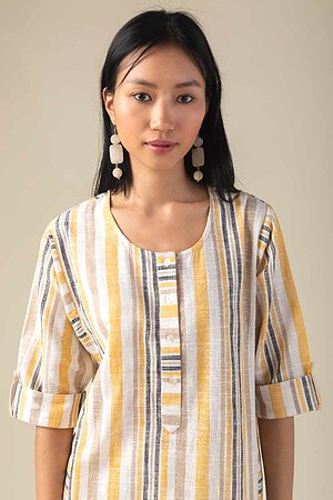 Image for Kusvaa Cood008 Arunima Handloom Cotton Co Ord Set Featured New