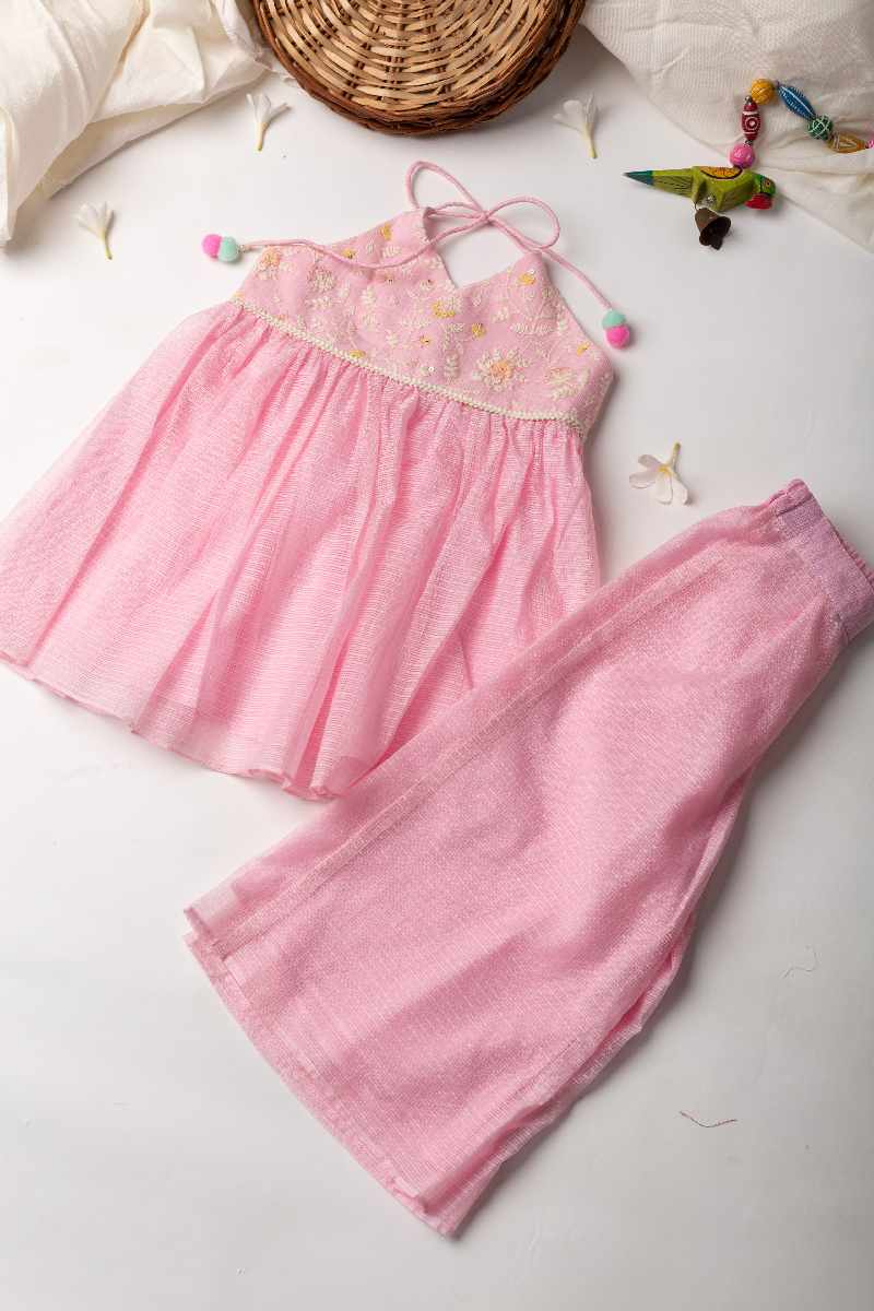 Image for Kusvaa Grw004 Varsha Kota Doriya Girls Kurta Pant Set Featured