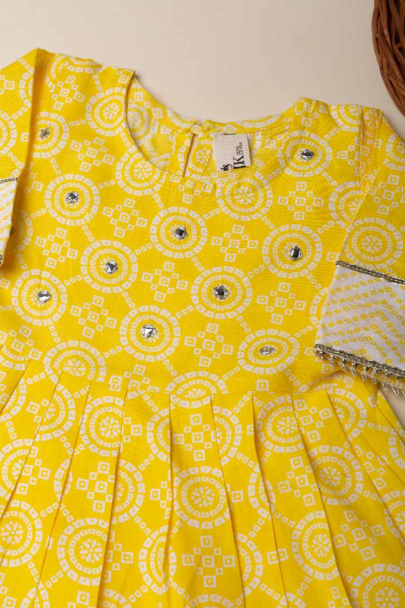 Image for Kusvaa Grw006 Devica Cotton Girls Complete Suit Set Side