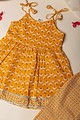 Image for Kusvaa Grw007 Sania Cotton Girls Kurta Pant Set Back