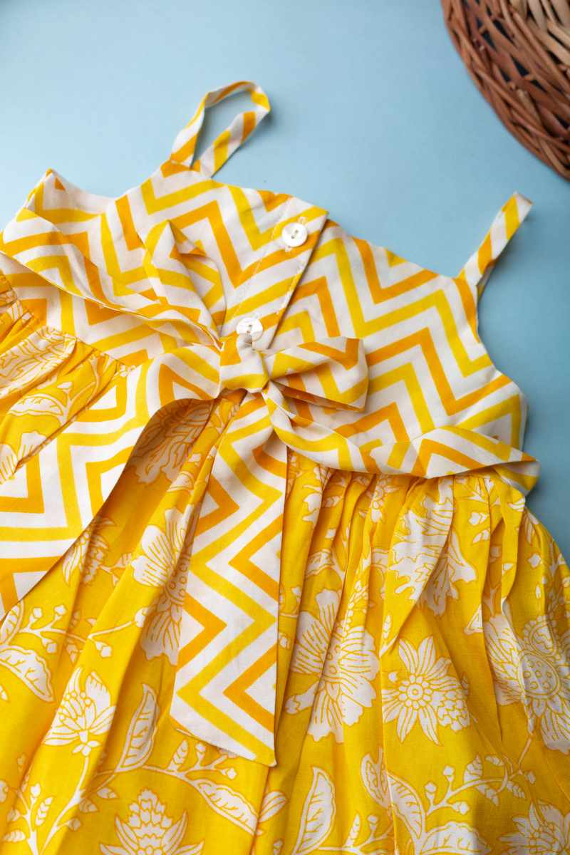 Image for Kusvaa Kne43 Aseema Muslin Girl's Frock Side