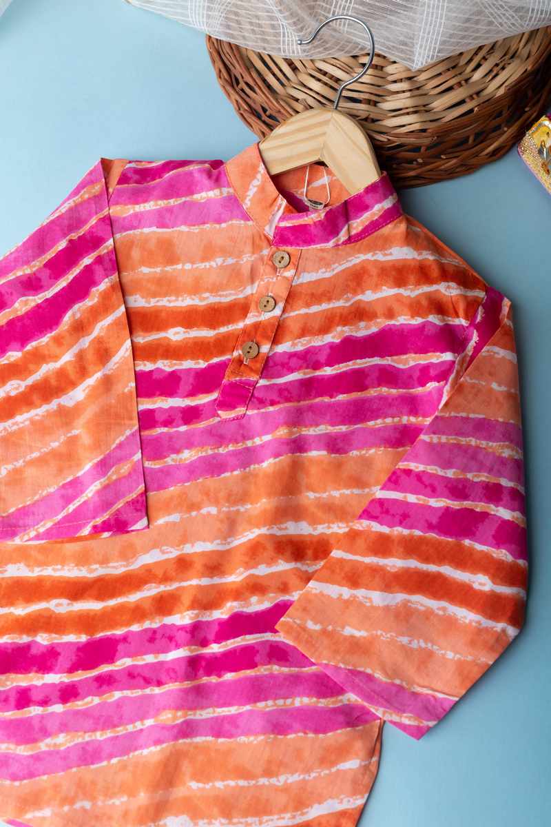Image for Kusvaa Kne58 Dhurv Cotton Boy's Kurta Front