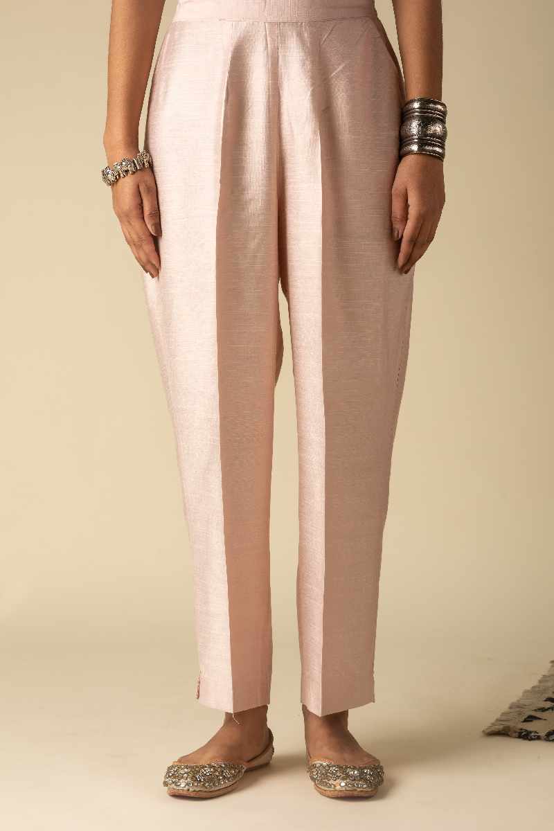Image for Kusvaa Ne257p Deeksha Cotton Silk Pant Pocket