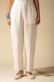 Image for Kusvaa Pnt001 Cotton Printex Schiffli Pant Closeup 2