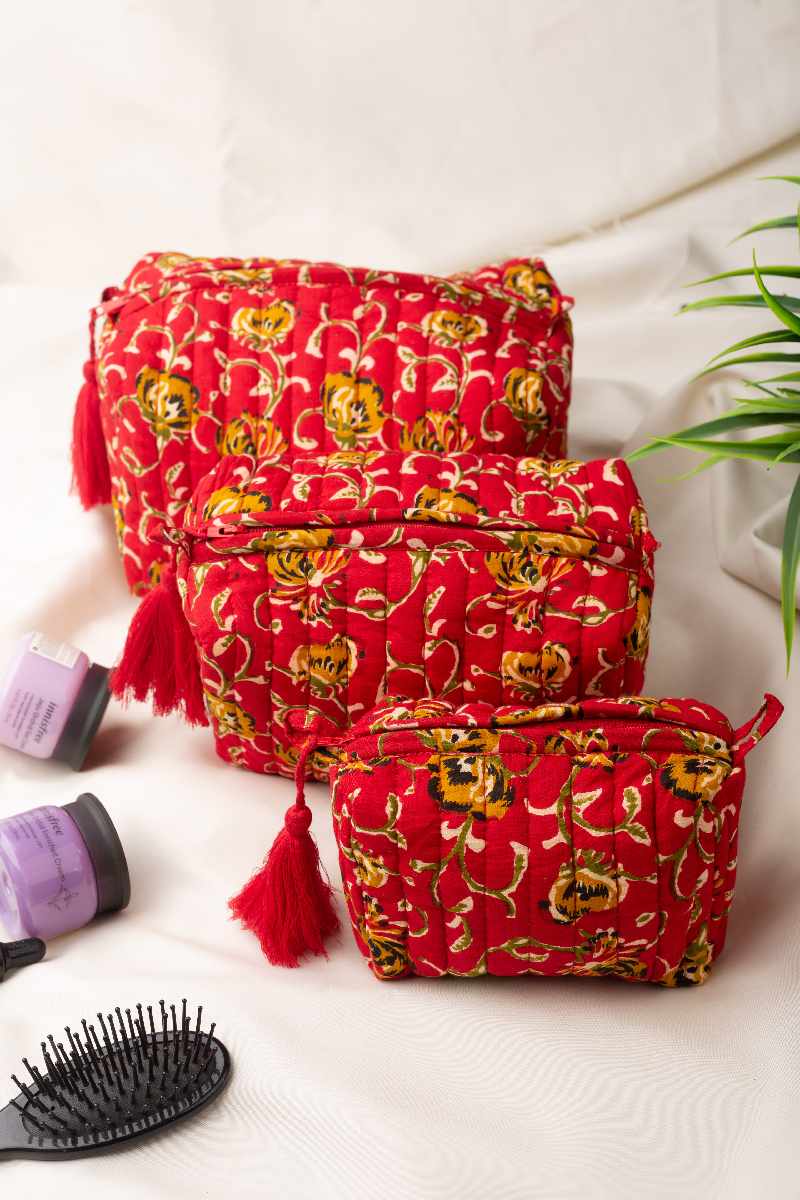 Image for Kusvaa Ubg001 Riyanka Toiletry Pouch Set Of 3 Featured