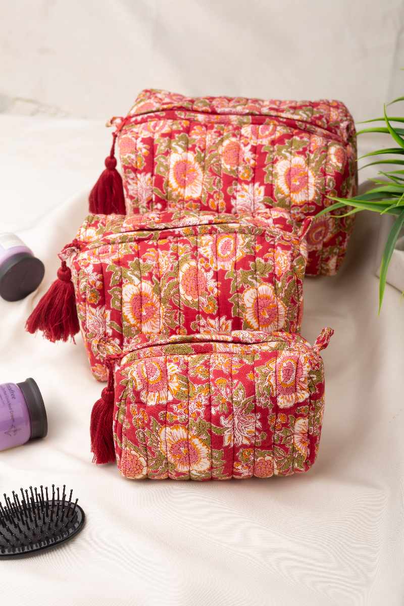 Image for Kusvaa Ubg004 Riyanka Toiletry Pouch Set Of 3 Featured