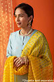 Image for Kusvaa Wkr003 Saadhik Chanderi Kurta Featured New