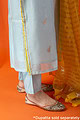 Image for Kusvaa Wkr003 Saadhik Chanderi Kurta Sitting New