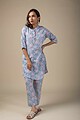 Image for Kusvaa Wkr004 Samanvitha Block Print Co Ord Set Closeup 2