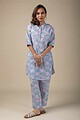 Image for Kusvaa Wkr004 Samanvitha Block Print Co Ord Set Closeup