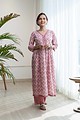 Image for Kusvaa Wkr005 Tanvishree Cotton A Line Kurta Back