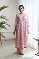 Image for Kusvaa Wkr005 Tanvishree Cotton A Line Kurta Side