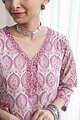 Image for Kusvaa Wkr005 Tanvishree Cotton A Line Kurta Sleeves
