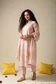 Image for Kusvaa Wkr006 Diti Chanderi Straight Kurta Neck New