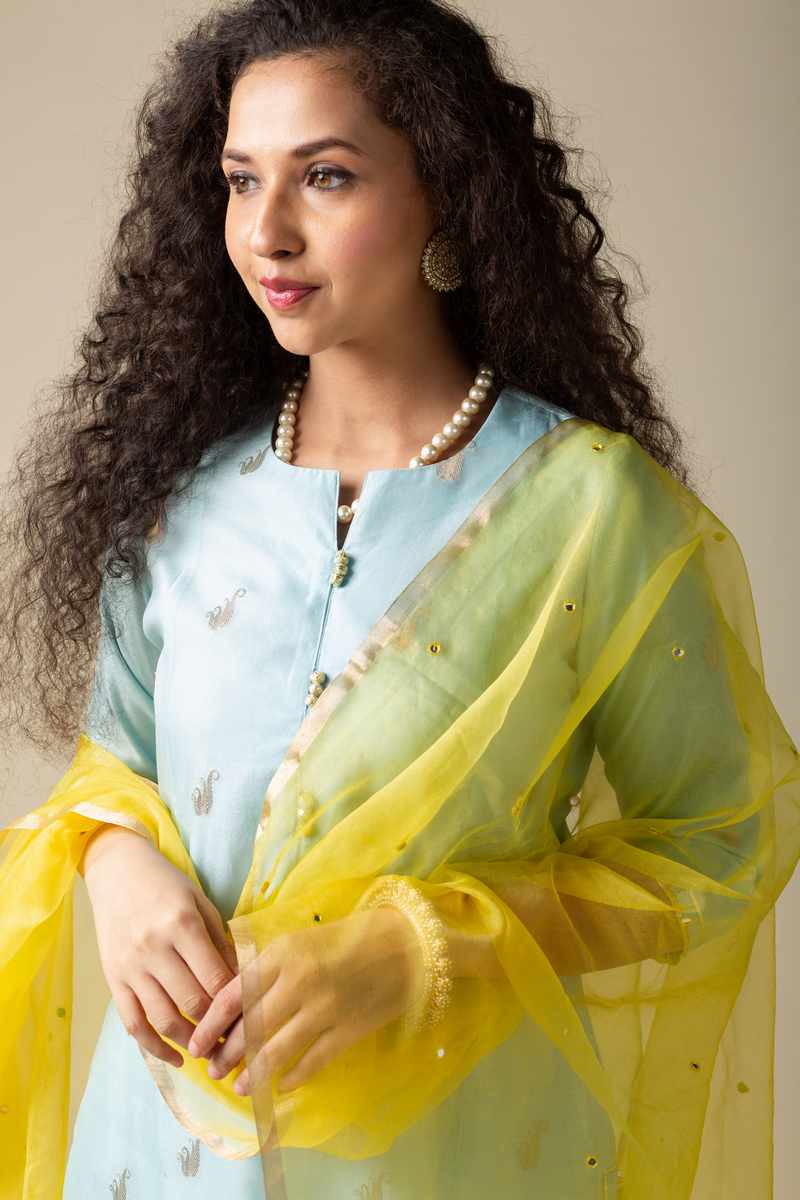 Image for Wkr003 Saadhik Chanderi Kurta Featured