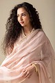 Image for Wkr006 Diti Chanderi Straight Kurta Sitting