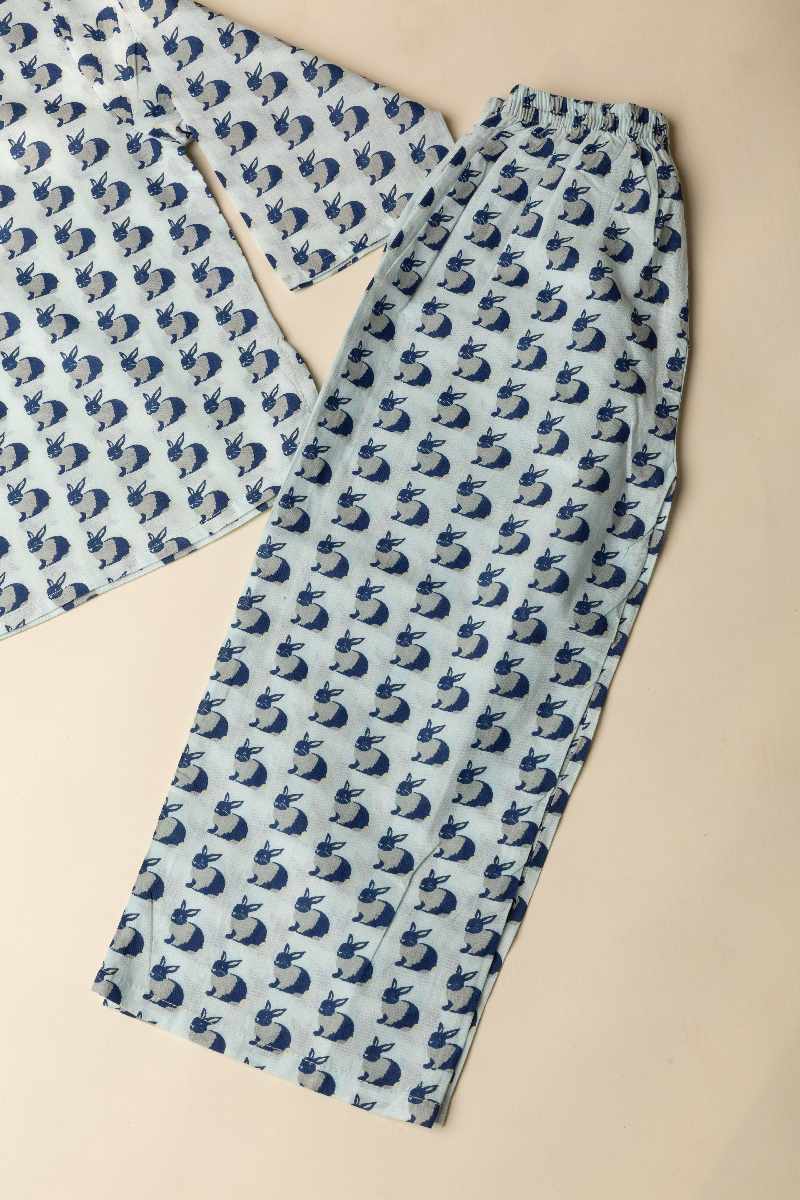 Image for Kusvaa Byw014 Kiran Cotton Kids Lounge Wear Closeup