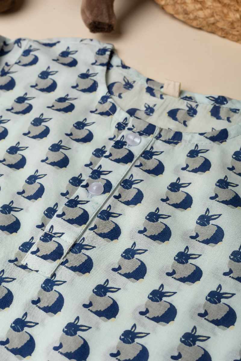Image for Kusvaa Byw014 Kiran Cotton Kids Lounge Wear Neck