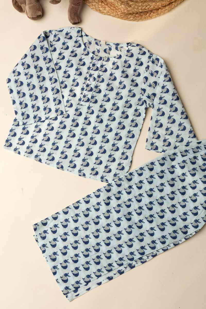 Image for Kusvaa Byw014 Kiran Cotton Kids Lounge Wear Side
