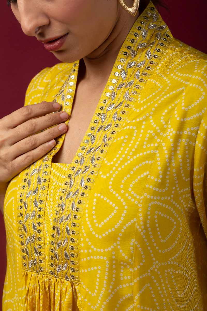 Image for Kusvaa Cood009 Sarisha Muslin Kurta Palazzo Set Back New