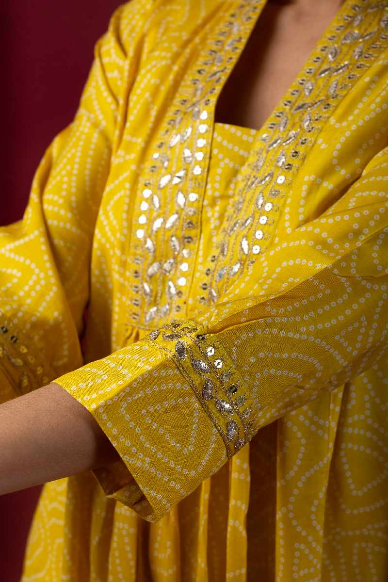 Image for Kusvaa Cood009 Sarisha Muslin Kurta Palazzo Set Sleeves New