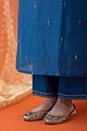 Image for Kusvaa Cood012 Ruma Chanderi Kurta Pant Set Pattern