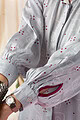 Image for Kusvaa Cood013 Rumesha Modal Satin Co Ord Set Closeup New