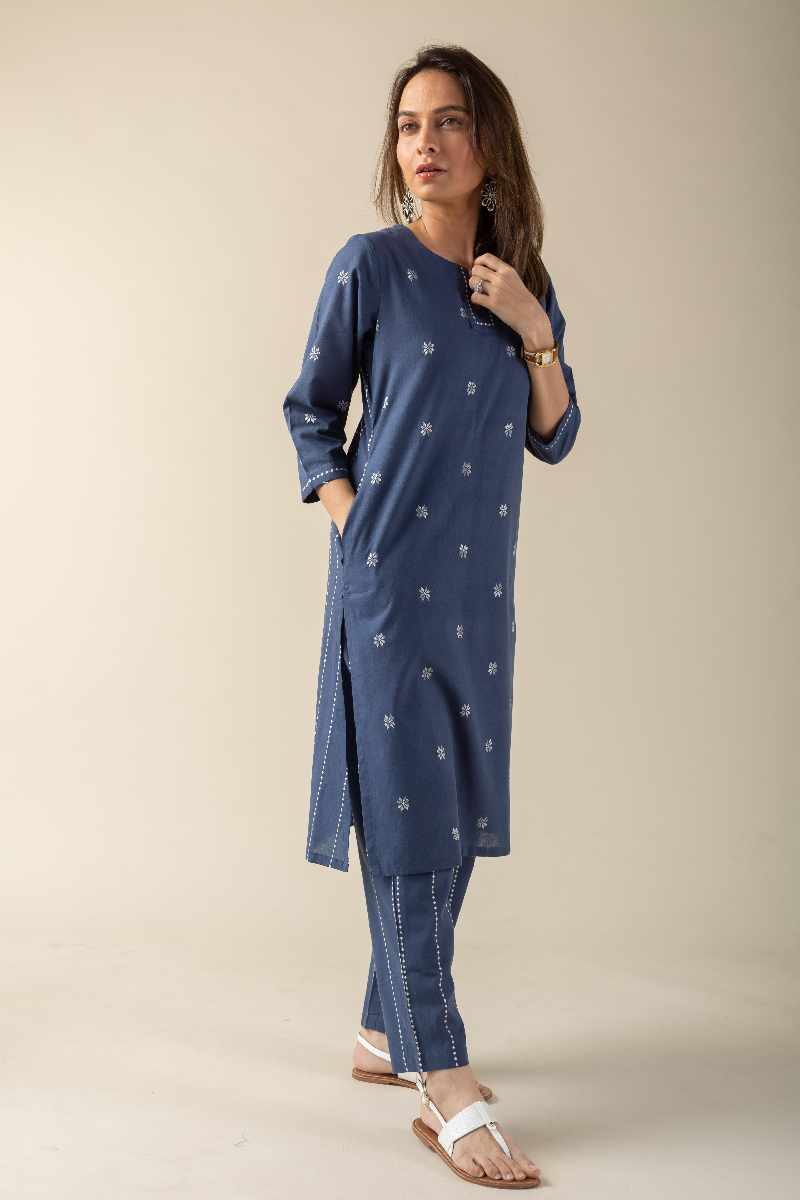 Image for Kusvaa Cood014 Hridya Handloom Co Ord Set Back New