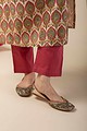 Image for Kusvaa Cood015 Ravija Chanderi Kurta Pant Set Closeup 3