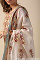 Image for Kusvaa Cood015 Ravija Chanderi Kurta Pant Set Neck New