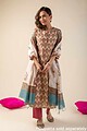Image for Kusvaa Cood015 Ravija Chanderi Kurta Pant Set Sitting New